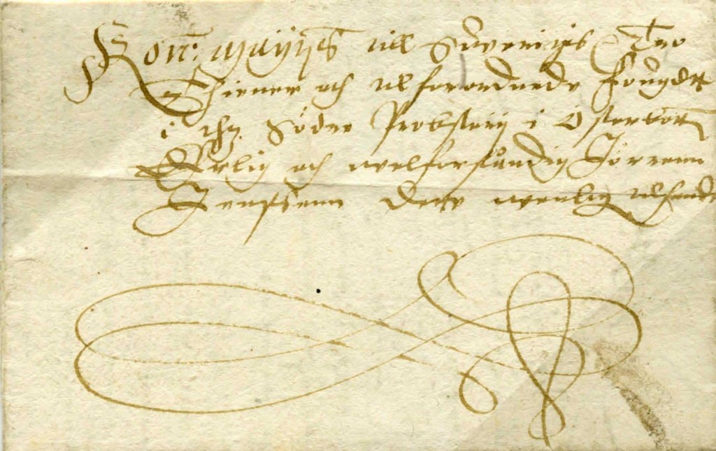 Kurirbrev, Livland till Stockholm 1611