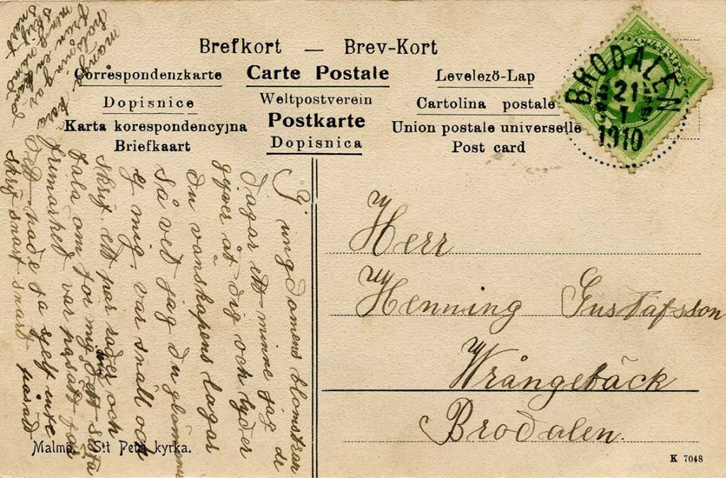 Postat 1910